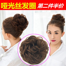假发发圈 花苞盘发器发饰皮筋卷发蓬松新娘仿真发饰 天天特价
