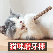 猫咪磨牙棒木天蓼棒猫薄荷小奶猫幼猫啃咬洁齿猫零食逗猫玩具用品