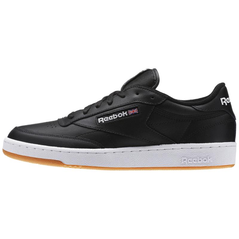 Reebok/Reebok Men's Shoe Board Shoes Sports Shoes Soft Leather Classic Small Black Shoes US Direct Mail AR0458