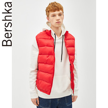 秋装 保暖马甲背心外套 08781816600 新款 红色潮流修身 Bershka男士