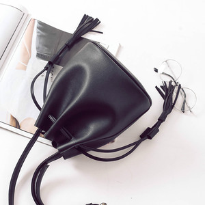 单肩少女水桶包