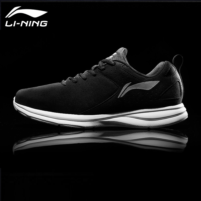 Li Ning Black Running Shoes Authentic Men's Shoes Breathable 2019 Summer New Men's Casual Running Shoes Sports Shoes