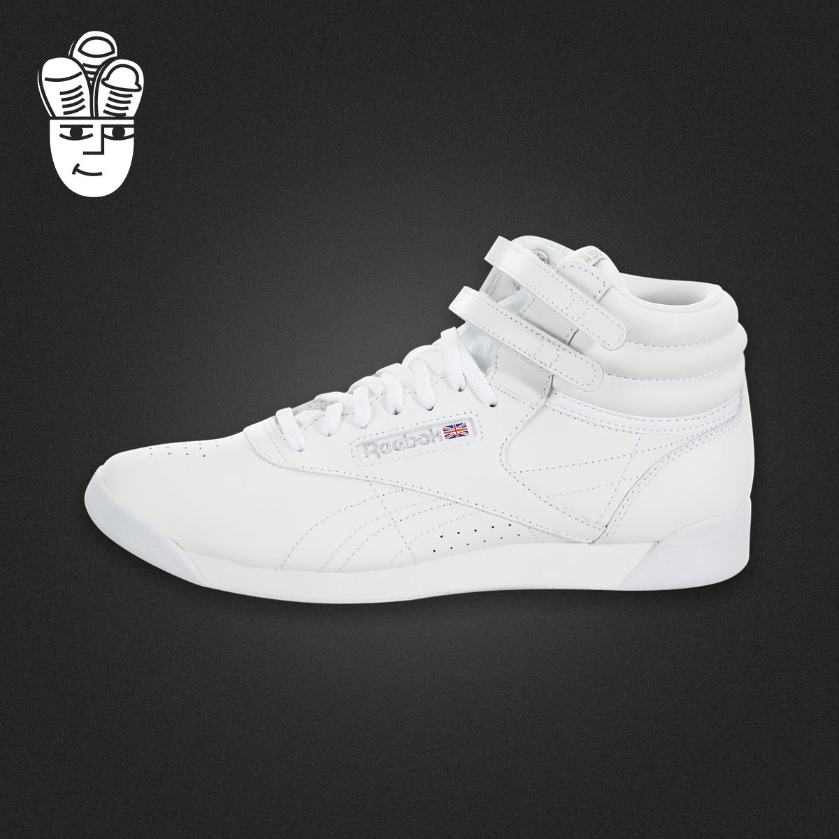 Reebok Freestyle Hi Men's and Women's Reebok GS Retro Sports Casual Shoes High Top Board Shoes