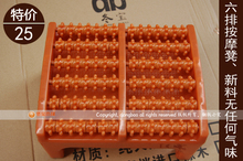 包邮 茨ζ髯悴垦蒸桶用按摩凳 保健足疗6排5排滚轮脚底柏茨Φ孀愕装