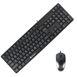 有线键盘鼠标套装台式机笔记本USB键鼠办公家用防水电脑键盘