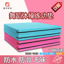 舞蹈垫子儿童练功垫防滑折叠武术学校训练空翻仰卧起坐10cm体操垫