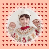 马卡龙少女软萌摩天轮独家古着宽松毛衣女 野毛豆自制