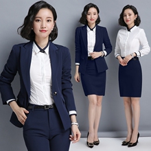 秋冬职业装女装工作服西服套装2017新款时尚面试正装ol西装女套裙图片