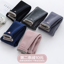 女童打底裤加绒加厚冬季外穿洋气儿童打底裤女宝宝棉裤中大童裤子