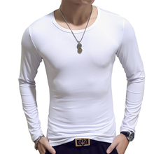 Men bottoming polo shirt Casual cotton T Shirts男长袖打T恤