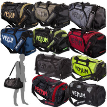 新款 正品 VENUM 配色毒液运动包训练包圆筒包健身手提旅行包