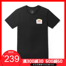 圆领T恤 男夏季休闲运动短袖 Vans范斯19新款 VN0A3ZNSBLK