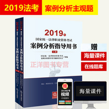 法考主观题案例2019案例分析指导用书司法考试2019年国家统一法律职业资格考试主观题司法部官方教材司考法律出版社 现货速发
