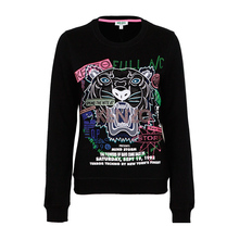 KENZO/高田贤三新款全棉虎头刺绣卫衣女 4XG-2SW850-99图片