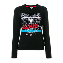 KENZO/高田贤三2018秋冬新款拼接虎头刺绣套头卫衣女4XL 2SW893图片