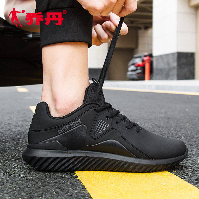 Jordan sneakers men's shoes winter new 2019 leather waterproof running shoes casual shoes all black running shoes