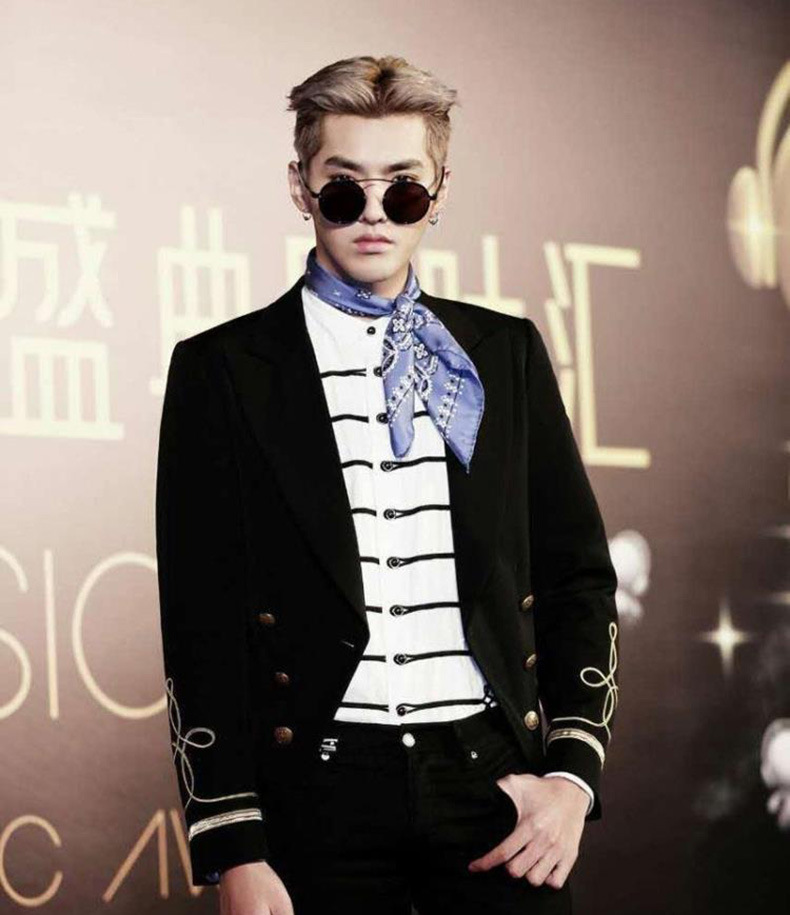 中国有嘻哈个性吴亦凡明星同款墨镜百搭眼镜男