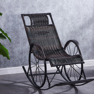 摇椅成人午睡躺椅懒人椅老人摇摇椅室内休闲藤椅阳台客厅逍遥椅