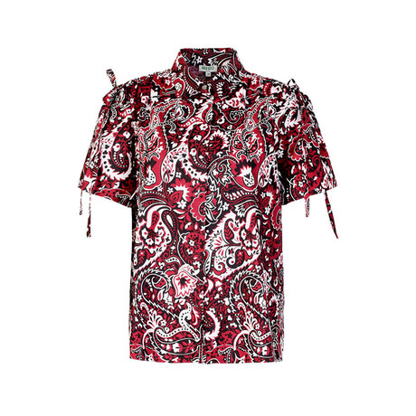 KENZO/高田贤三女士纯棉短袖衬衫 2TO09651D商品大图