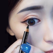 伪素颜懒人女 卡姿兰眼线笔铅笔胶膏防水防汗不脱色持久不晕染正品