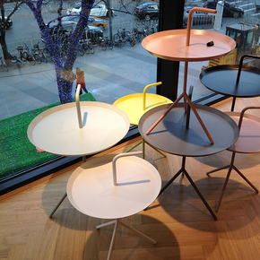 丹麦边几北欧客厅小圆几现代简约沙发角几边桌小圆桌金属茶几迷你