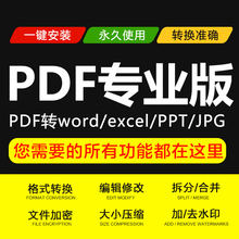 ppt图片OCR去水印压缩拆分合并服务 PDF转换word软件编辑器转exce