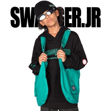 SwaggerJR 嘻哈街舞男童儿童马甲薄款夏装两面穿坎肩洋气童装女童