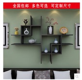 饰架 壁挂式挂墙仿古博古架多宝阁古玩架展示置物架创意挂墙架装
