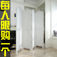 简欧客厅屏风隔断时尚 试衣间移动创意现代白卧室折屏酒店办公玄关
