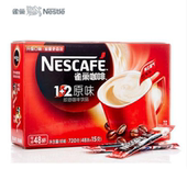 雀巢咖啡720g15g48条装原味1+2条装三合一 实惠装100条装热销
