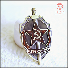 苏联 个性 中柱C柱车标贴 CCCP KGB纪念徽章金属车贴 木公坊 车贴
