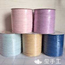 棉草拉菲包包帽子专用天然草线手工编织线 莹莹手工 钩针全棉编织