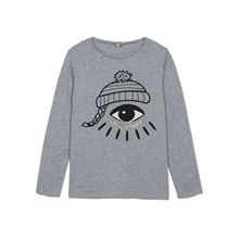 KENZO/高田贤三新款男童眼睛款长袖圆领T恤KM10148-23图片