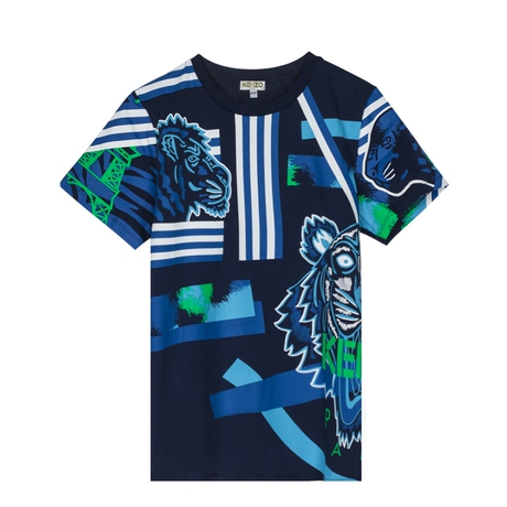 KENZO/高田贤三 童装短袖圆领T恤 KL10618-49商品大图