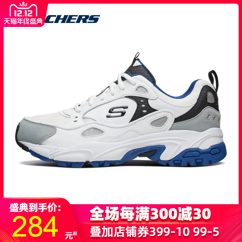 Skechers Panda Shoes Men's Shoes New Thick soled Daddy Shoes Sneakers Running Shoes Casual Shoes Tidal Shoes