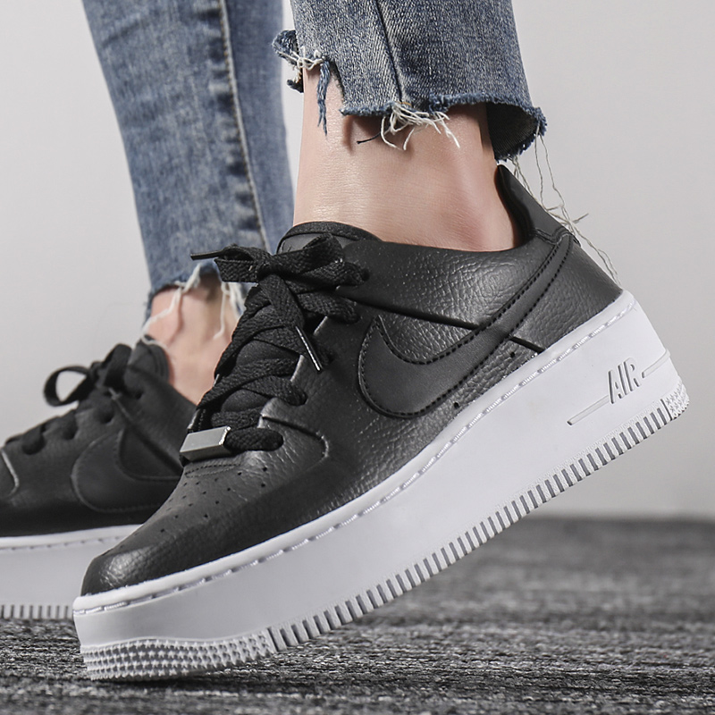 NIKE Nike Women's Shoes Spring 2019 New AF1 Air Force One platform platform shoes casual board shoes AR5339