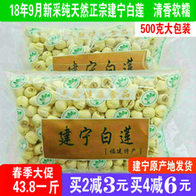 18年新鲜福建建宁莲子特级纯天然去芯无心白莲银耳羹干货500g