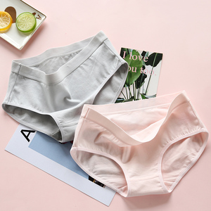 日系全棉质面料女内裤