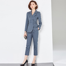 职业装女装套装套裙2018春夏新款时尚气质正装商务西装名媛小香风图片