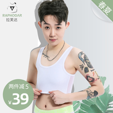 拉芙达束胸 les 帅t束胸内衣 女帅t背心缩胸裹胸束胸衣大胸显小