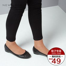 LOOK女式钉珠蝴蝶结浅口平底休闲鞋 540422501 NEW