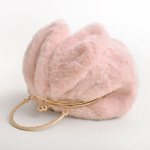 兔子包毛绒绒少女小挎包