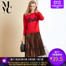 百褶裙2018冬季女装新款时尚韩版百搭网纱金丝绒修身显瘦半身裙潮图片