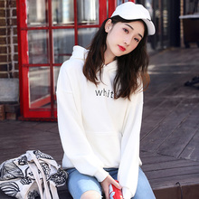 卫衣女连帽2018新款秋季韩版潮学生宽松酷超火长袖慵懒风女装外套图片