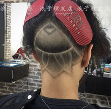 barber shop理发分区定位刘海贴美发贴 TRU