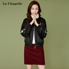 棒球服棉衣女秋冬季2018新款韩版百搭立领宽松bf刺绣棉服短外套图片
