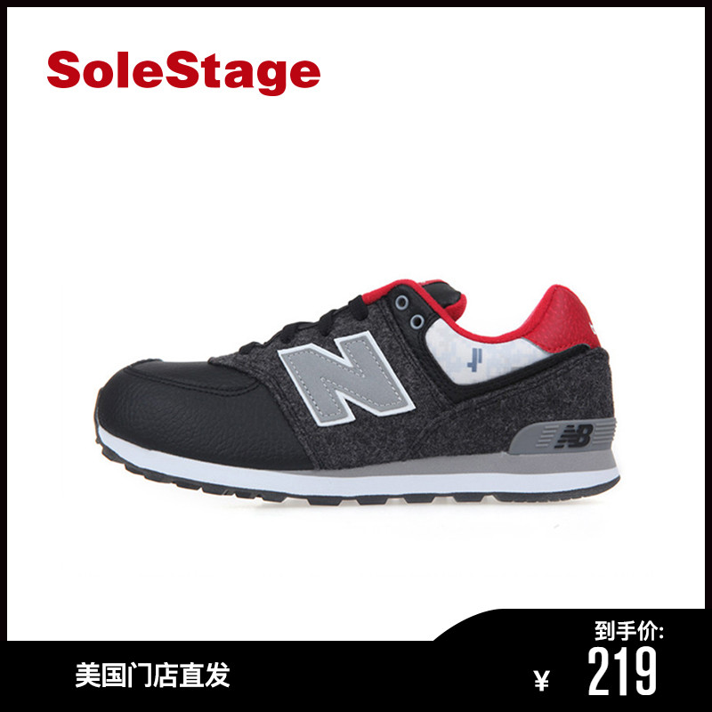 New Balance NB New Bailun 574 Series Women's Casual Sports Running Shoes Retro KL574FWG