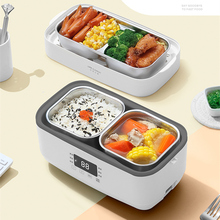 生活元 素电热饭盒可插电加热电饭煲自热蒸煮带饭神器上班族便当盒