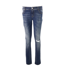 VERSACE范思哲 JEANS系列 正品秋冬女士时尚破洞牛仔裤 A1HQA0J1图片