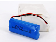 电煤7.4伏扩音器锂电池ICR14650 18650 - 1200mAh V伏QIXIN 15E17